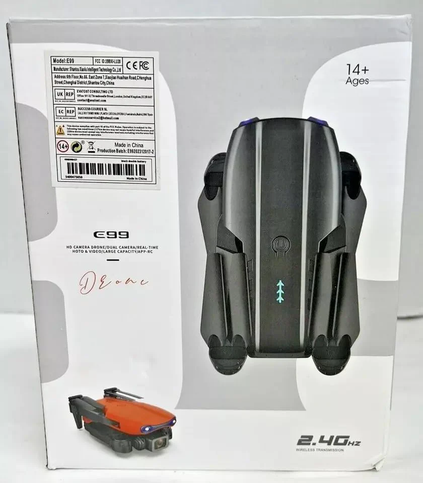 E99 PRO Drone - 4K Dual Camera Foldable Quadcopter with Obstacle Avoidance