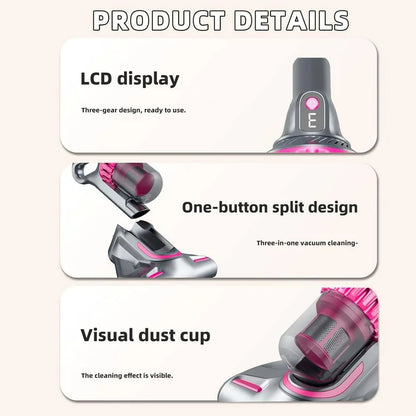 INGUNAR 4-in-1 Dust & UV Vacuum – Deep Clean for Beds, Sofas & Fabrics