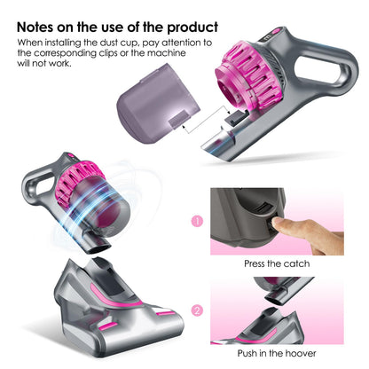 INGUNAR 4-in-1 Dust & UV Vacuum – Deep Clean for Beds, Sofas & Fabrics