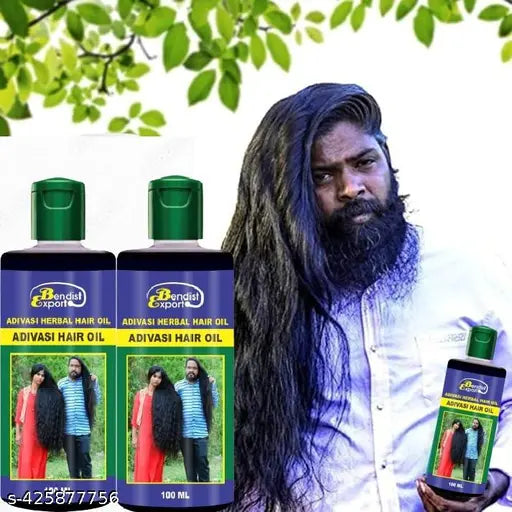 Adivasi Herbal Hair Growth Oil 250 ML – Pure Ayurvedic Anti‑Hair‑Fall Oil with FREE Gift
