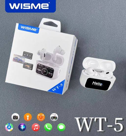 WISME WT-5 Smart AirBuds | FereFit App Integration | Type-C Charging