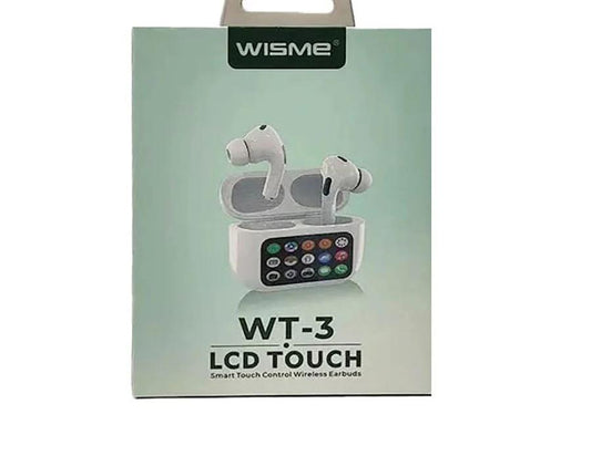 WT_3 Smart Buds LCD Touch – Premium Wireless Earbuds with LCD Display & Touch Controls