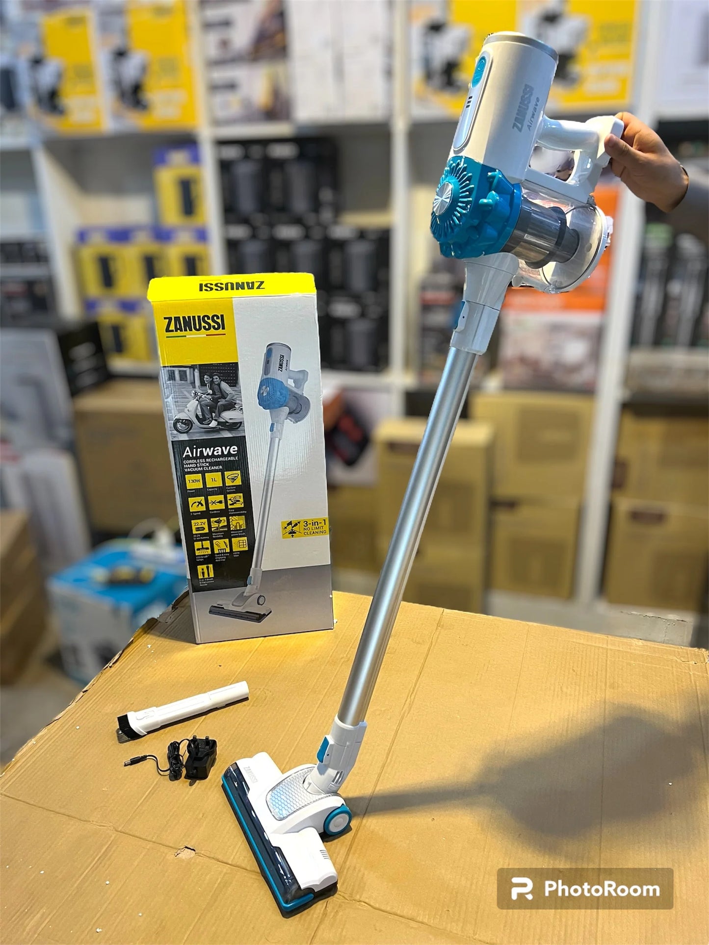 ZANUSSI Airwave Cordless Rechargeable Hand Stick Vacuum Cleaner