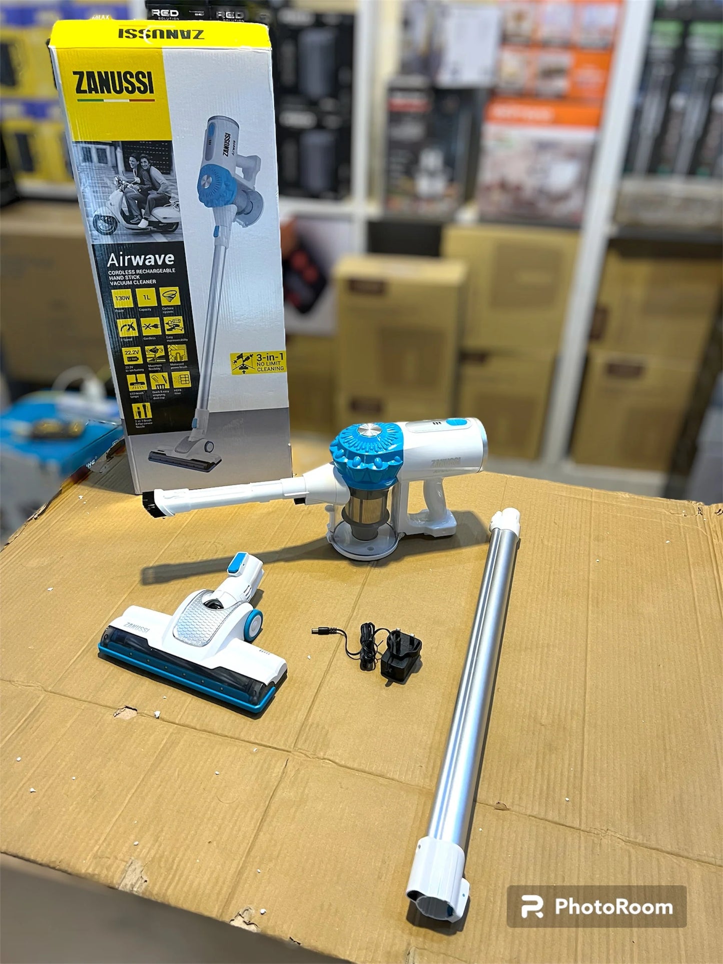 ZANUSSI Airwave Cordless Rechargeable Hand Stick Vacuum Cleaner