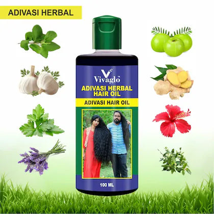 Adivasi Herbal Hair Growth Oil 250 ML – Pure Ayurvedic Anti‑Hair‑Fall Oil with FREE Gift